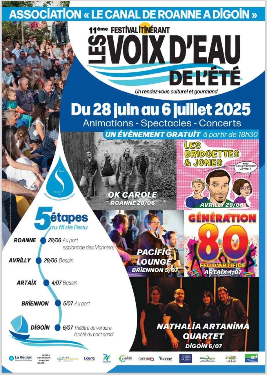 Affiche Association Canal de Roanne à Digoin