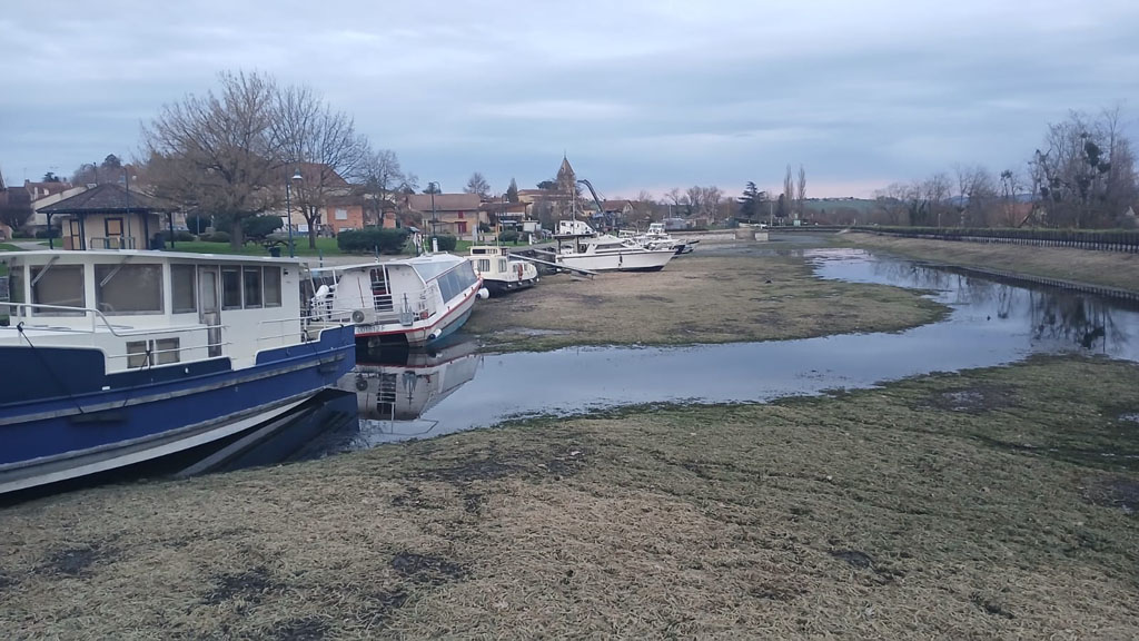 Vidange du canal entre Briennon et Chambilly