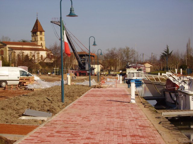 Travaux du port février 2009-10